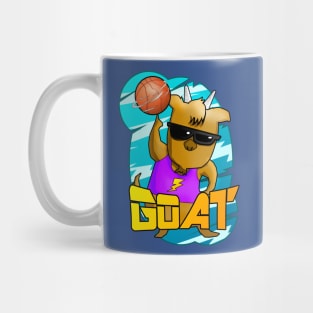 21 Greatest of All Time GOAT Cartoon Design Mug